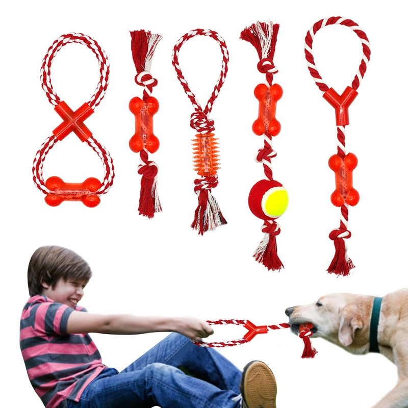 Cotton Pet Dog Rope Chew Toy