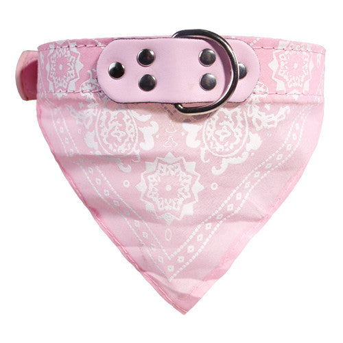 Adjustable Dog Leather Printed Soft Collar